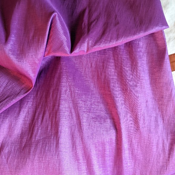 🔥 Purple Strapless Dress. Cocktail Ruffle Dress with Flower detail 🔥 - Picture 5 of 9